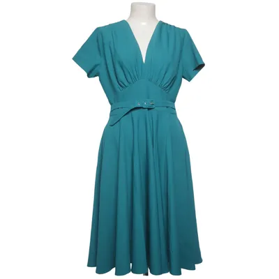 Jurk (Blauw) van Daisy Dapper Elastaan, Polyester, Viscose