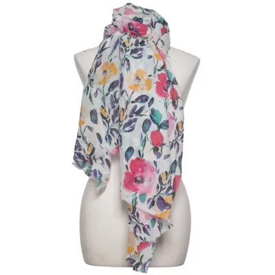 Sjaaltje (Wit, Meerkleurig) van Zara Accessories Katoen