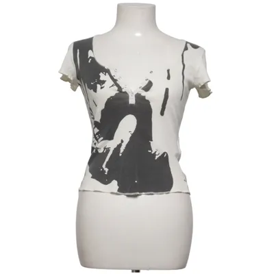 T-shirt (Wit, Zwart) van Replay Katoen