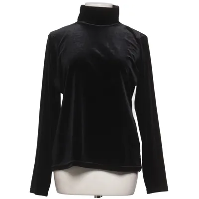 Pul à col roulé (Noir) de Woman Collection Élasthane, Polyester