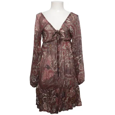 Dress (Brown, Red, Multicolored)