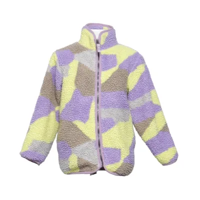 Fleecejacka (Gul, Lila, Grå, Brun, Flerfärgad) från Minimarket Polyester