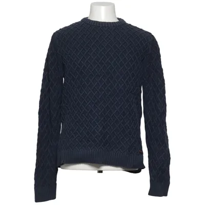 Sweater (Blue) from Knowledge Cotton Apparel Organic cotton, Polyamide