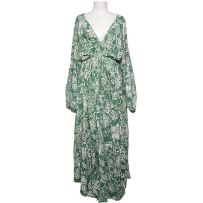 Kjole (Grøn, Flerfarvet) fra H&M Viscose, Polyamid