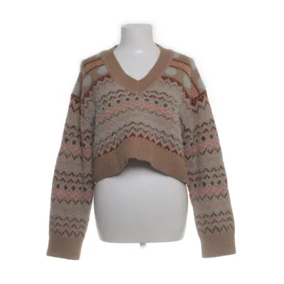 Sweater (Brown, Multicolored) from Zara Acrylic, Polyamide, Polyester, Wool