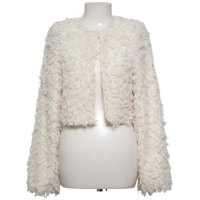 Jakke (Beige) fra Bik Bok Elastan, Genanvendt polyester