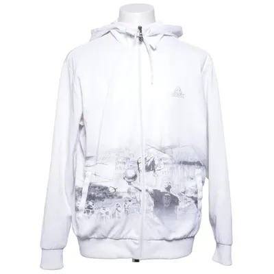 Huvtröja (Vit, Svart) från Peak Bomull, Elastan, Polyester