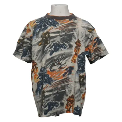 T-shirt (Blanc, Bleu, Orange) de Dubster Coton