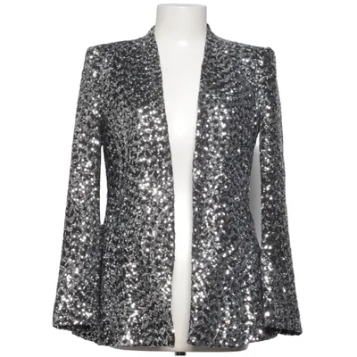 Kavaj (Svart, Silverfärgad) från Zara Elastan, Polyester