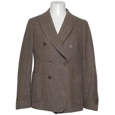 Blazer (Brown) from GANT Rugger Cotton, Polyester, Viscose, Wool