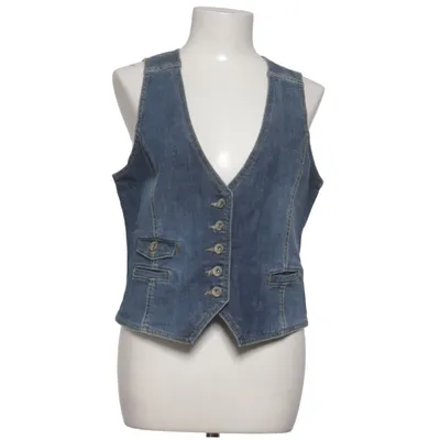 Jeansvest (Blå) fra L.O.G.G by H&M Bomuld, Elastan