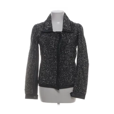 Jacka (Svart, Silverfärgad) från By Zoé Bomull, Skinn