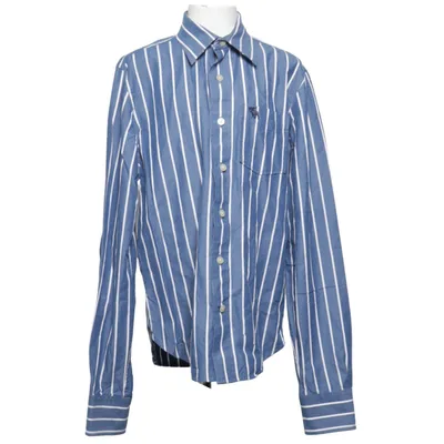 Shirt (Blue, White) from Abercrombie Cotton