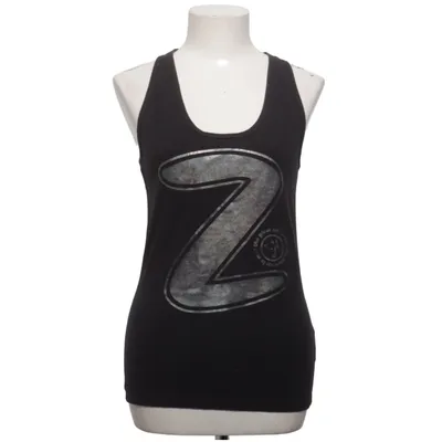 Débardeur de sport (Noir) de Zumba Coton, Élasthane