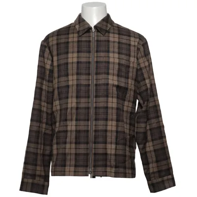 Oberhemd (Braun, Schwarz) von Bläck Baumwolle, Elasthan, Polyamid, Polyester, Wolle