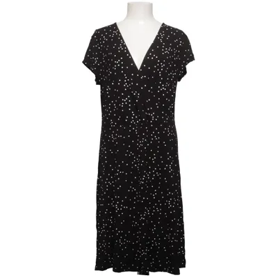 Slå-om-kjole (Sort, Hvid) fra Anna Field Curvy Elastan, Viscose
