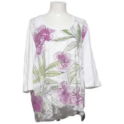 Haut (Blanc, Multicolore) de Samoon by Gerry Weber Coton, Élasthane