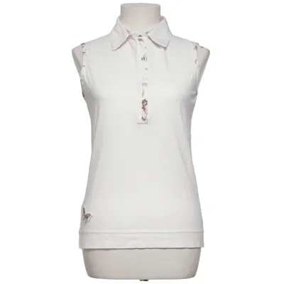 Top (White, Multicolored) from Daily Women Cotton, Elastane