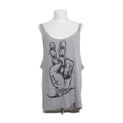 Tank Top (Gray, Black) from Fuchsteufelswild Cotton