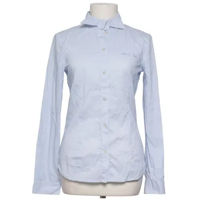Chemise (Bleu, Blanc) de Armani Jeans Coton, Élasthane, Polyamide