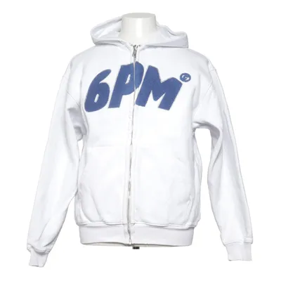 Hoodie (White, Blue) from 6PM Cotton