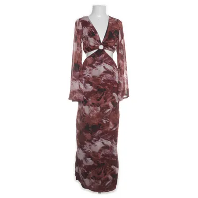 Maxi jurk (Rood, Meerkleurig) van Boohoo Elastaan, Polyester