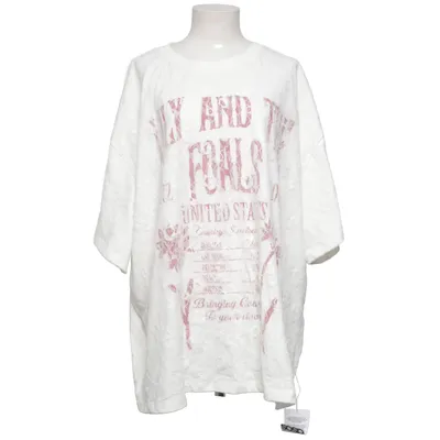 T-shirt (Vit, Röd) från ASOS Design Bomull, Nylon