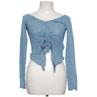 Crop top (Bleu) de Bershka Coton, Polyester