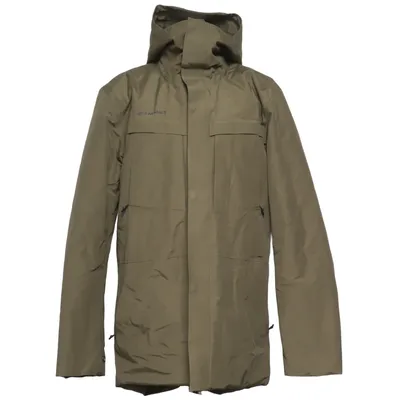 Manteau d'hiver (Vert) de Mammut Coton, Polyamide, Polyester, Polyuréthane