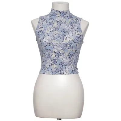 Haut (Bleu, Blanc) de Edited Élasthane, Viscose
