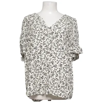 Top (White, Black) from XLNT by KappAhl Viscose