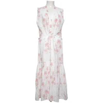 Maxi dress (White, Pink) from Desmond & Dempsey x H&M Cotton, Viscose