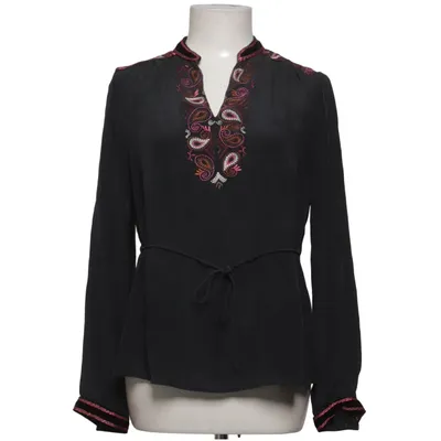 Blouse (Black, Multicolored) from Signature Next Silk