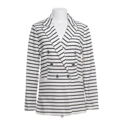 Blazer (White, Blue) from Essentials by Tchibo Cotton, Viscose