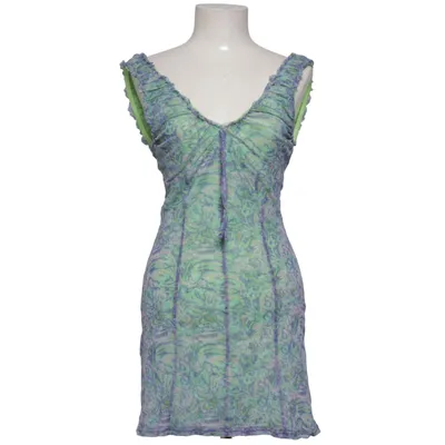 Dress (Blue, Green, Multicolored) from Urban Outfitters Polyamide, Polyester