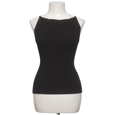 Tanktop (Zwart) van Zara Polyamide, Viscose