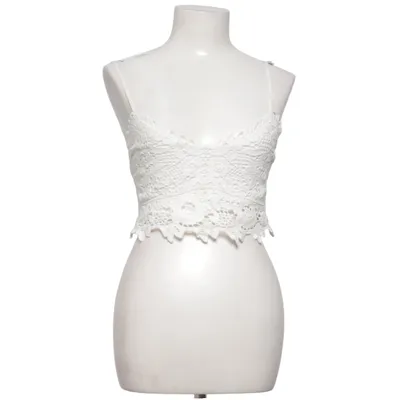 Crop top (Vit) från Stradivarius Bomull