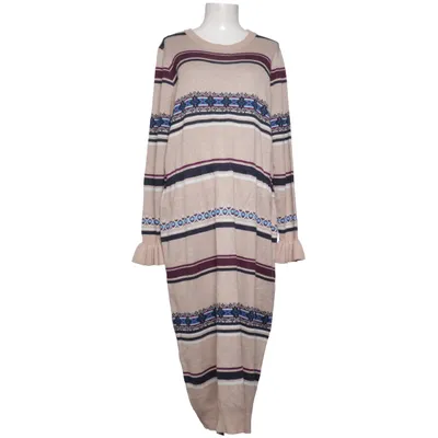 Kjole (Beige, Flerfarvet) fra Holly & Whyte by Lindex Bomuld, Polyamid, Viscose, Uld
