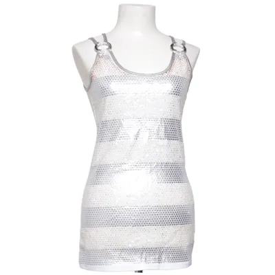 Débardeur (Argent, Blanc) de Melrose Élasthane, Polyester