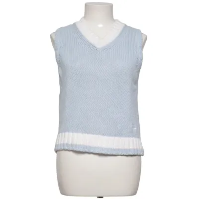 Pull sans manches (Bleu, Blanc) de Luis Trenker Acrylique, Coton