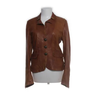 Leather blazer (Brown) from Darkwood