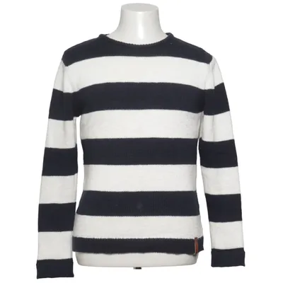 Sweater (Blue, White) from Knowledge Cotton Apparel Organic cotton