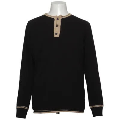 Henley shirt (Black, Beige) from Eagle Cotton, Polyester