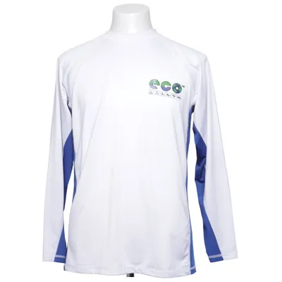 Badtröja (Vit, Blå) från Eco Elastan, Polyester