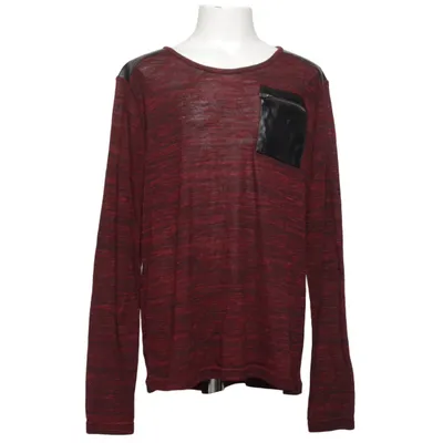 Långärmad t-shirt (Röd, Svart) från Stop + Go Polyester, Viskos