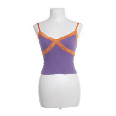 Tank Top (Purple, Transparent) from Urban Outfitters Elastane, Modal, Polyamide