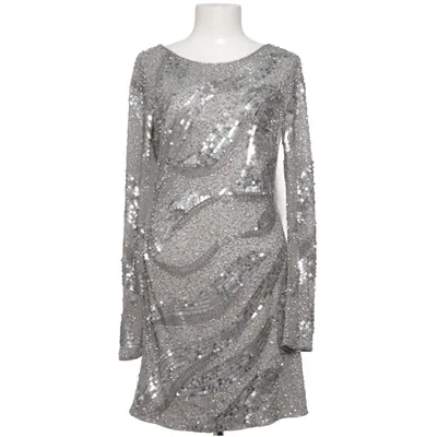 Robe de cocktail (Argent) de Adrianna Papell Polyamide, Polyester