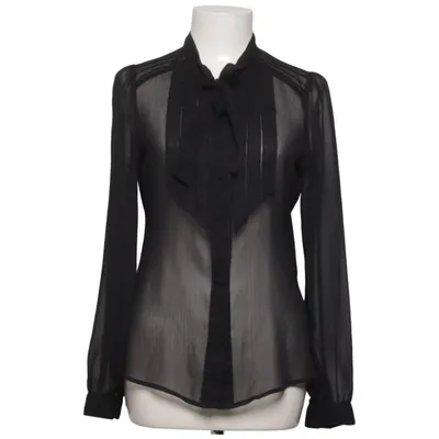 Pussy bow blouse (Black) from Lipsy
