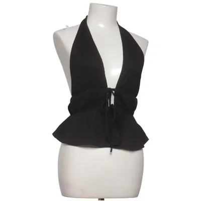 Halternecktopp (Svart) från Nelly Elastan, Återvunnen polyester