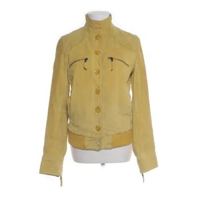 Leather jacket (Yellow) from Sisley Cotton, Leather